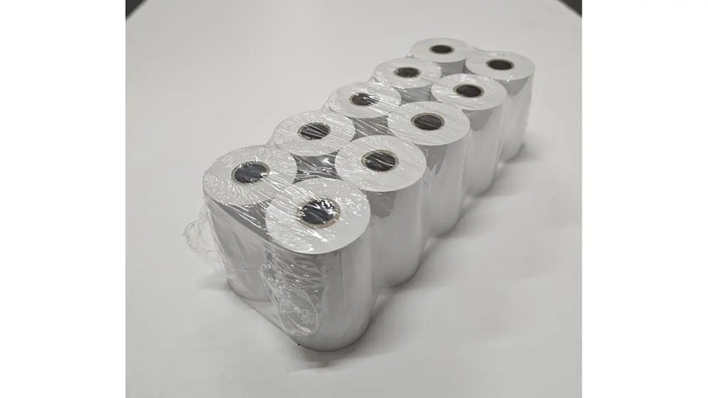 57x40mm BPA Free Thermal PDQ Credit Card Machine Rolls | Pack of 10 | UK