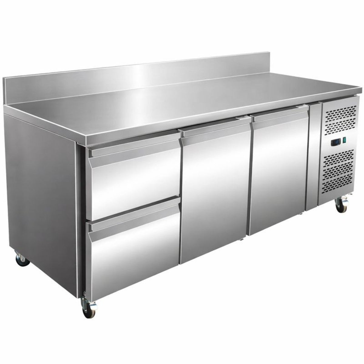 Commercial Refrigerated Counter 2 doors 2 drawers Depth 700mm - 2DRG32V
