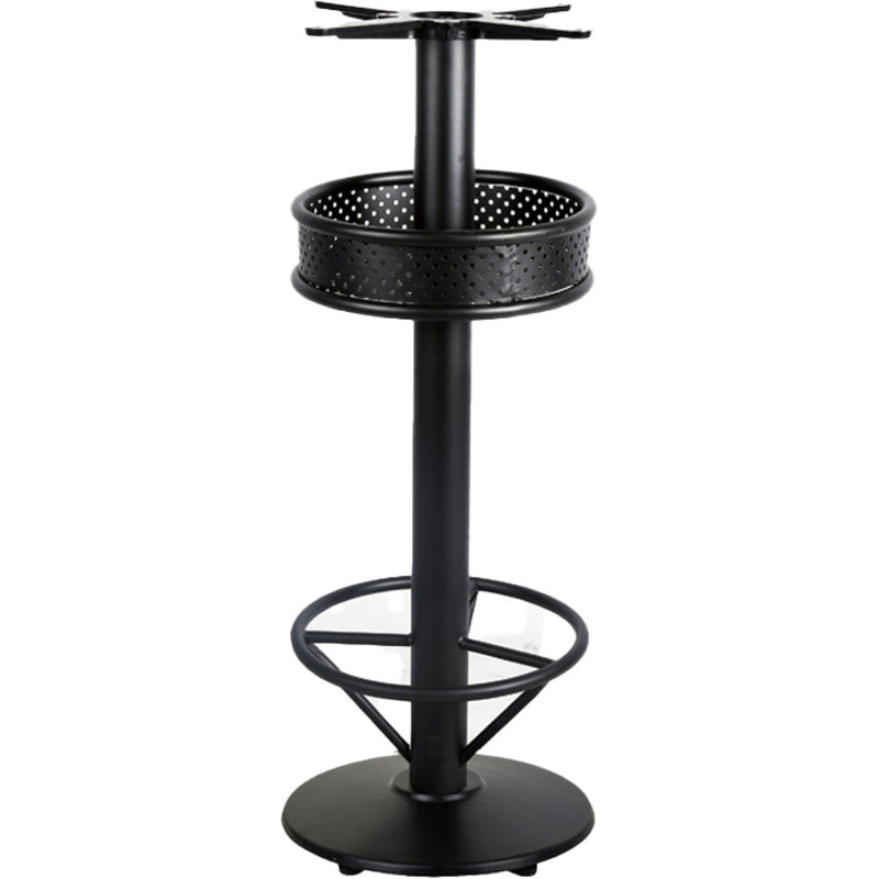 Black Cast Iron Table Base Round Ø430x720mm - A026A