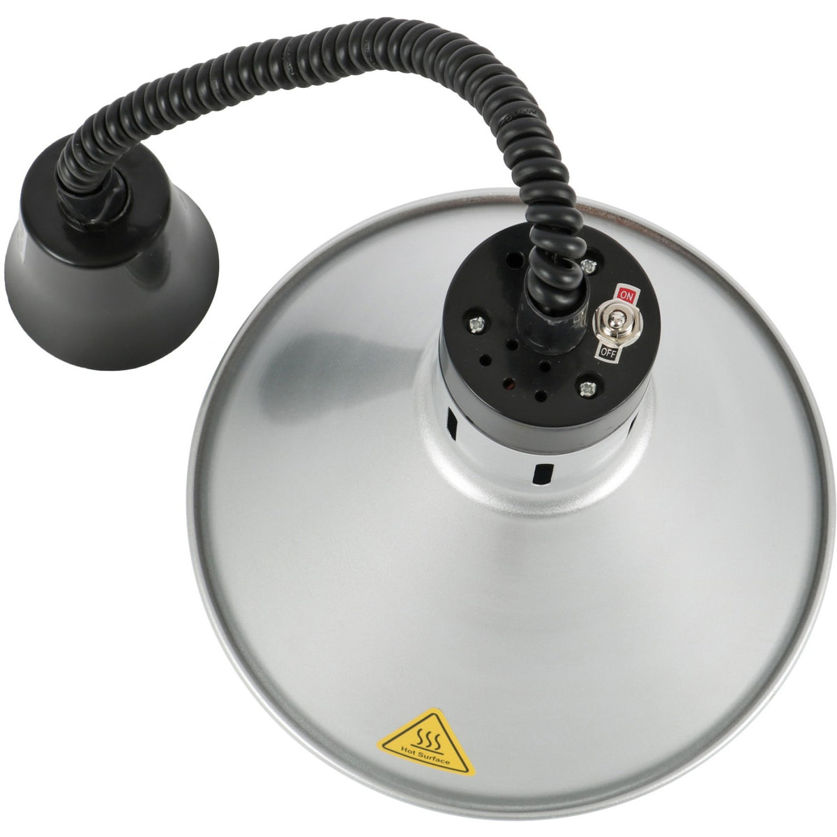 Rise & Fall Dome Heat Lamp Silver - A65121305