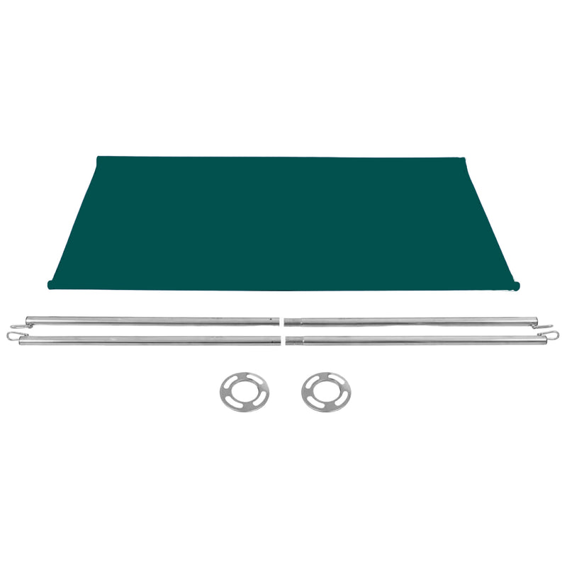 Green Canvas Barrier Panel Accessory 1430×700mm - BBPCB01G
