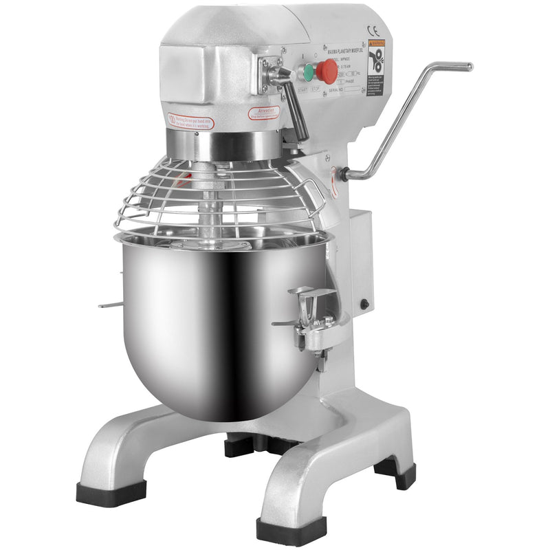 Professional Planetary Mixer 20 Litres 3 speeds 230V/1 phase 605×465×950mm - BH20