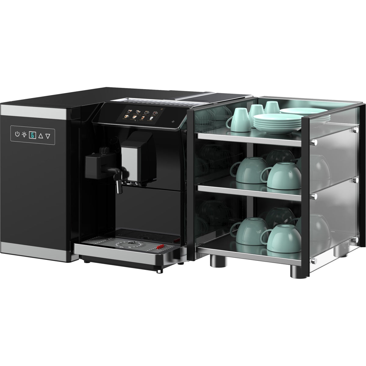 Commercial Automatic Coffee Machine Digital Display 19bar - BTB203