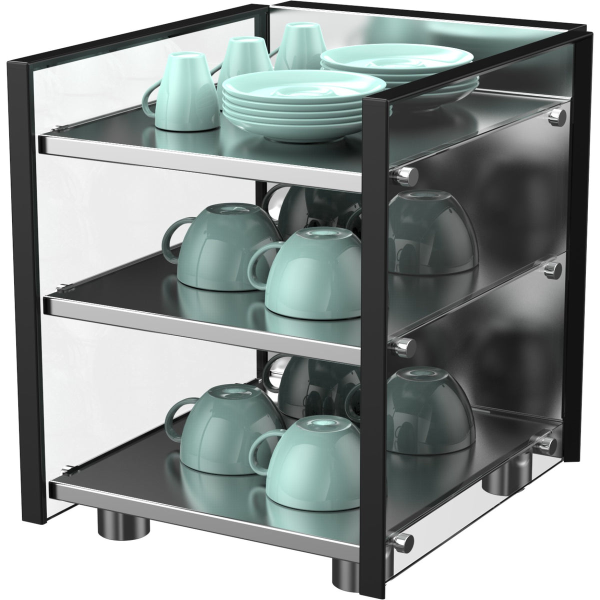 Commercial 3 Shelf Cup Warmer - BTBW02