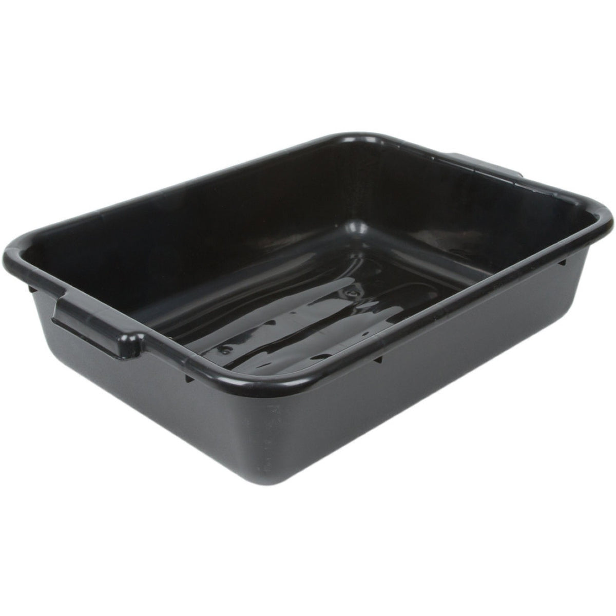 Service Clearing Box 508x381x127mm Black Polypropylene - BUSTUB1