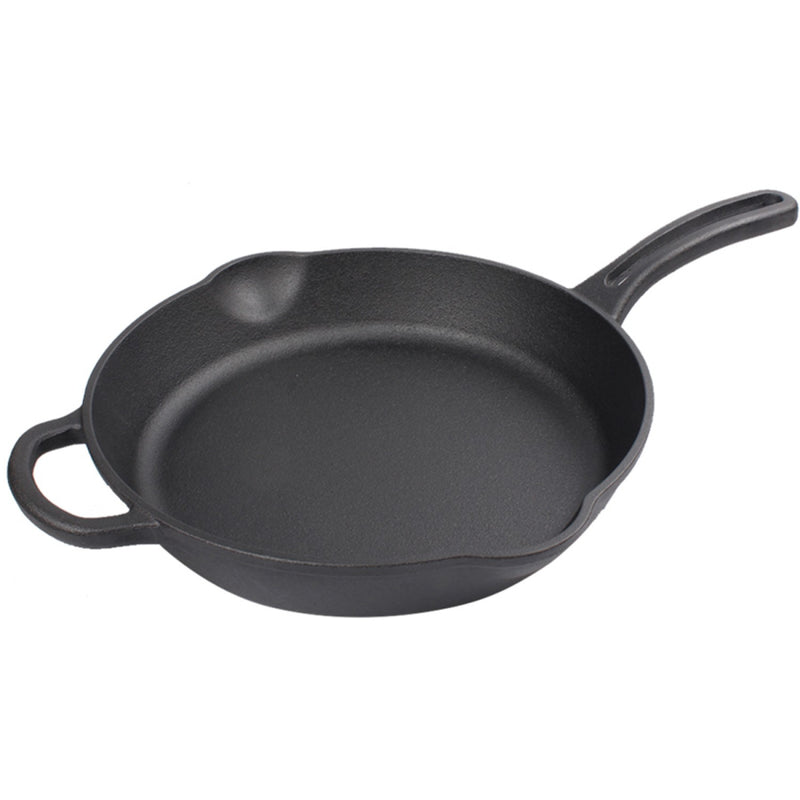 Cast Iron Skillet Pan Round Pre-seasoned ø262mm - KBJP26