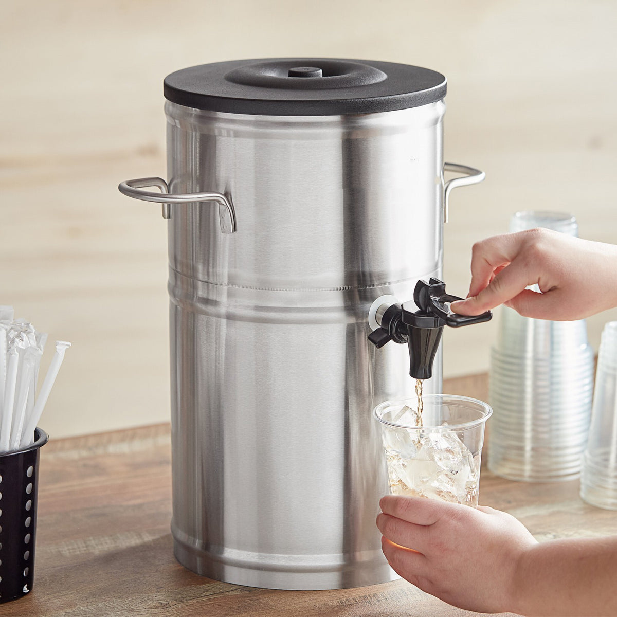 Commercial Stainless Steel Cold Beverage Dispenser 7.5 litres - CFTD2GR
