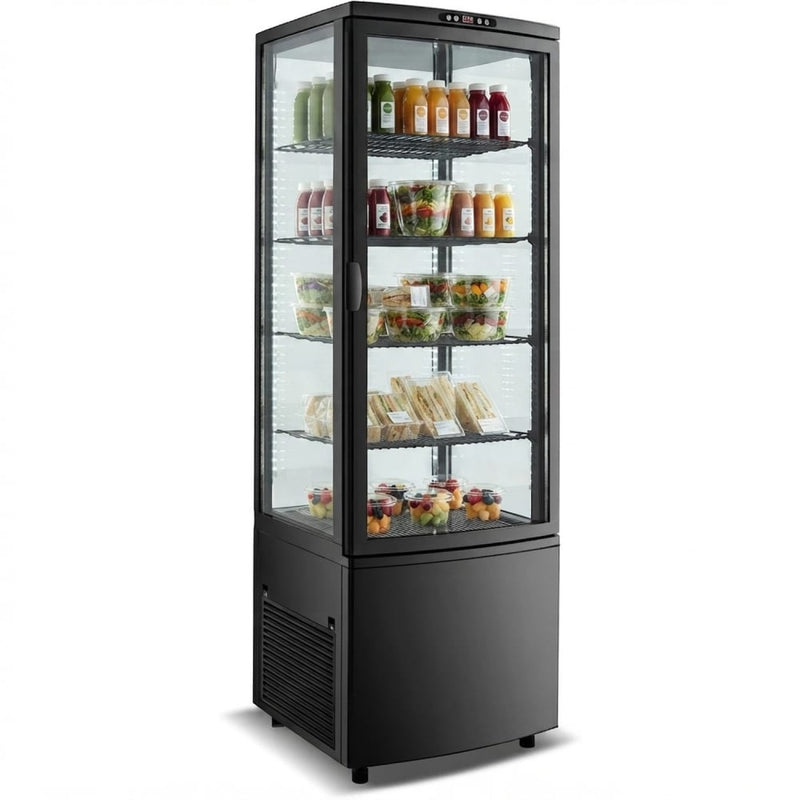 Refrigerated Display Case 238 Litres Black - CL238