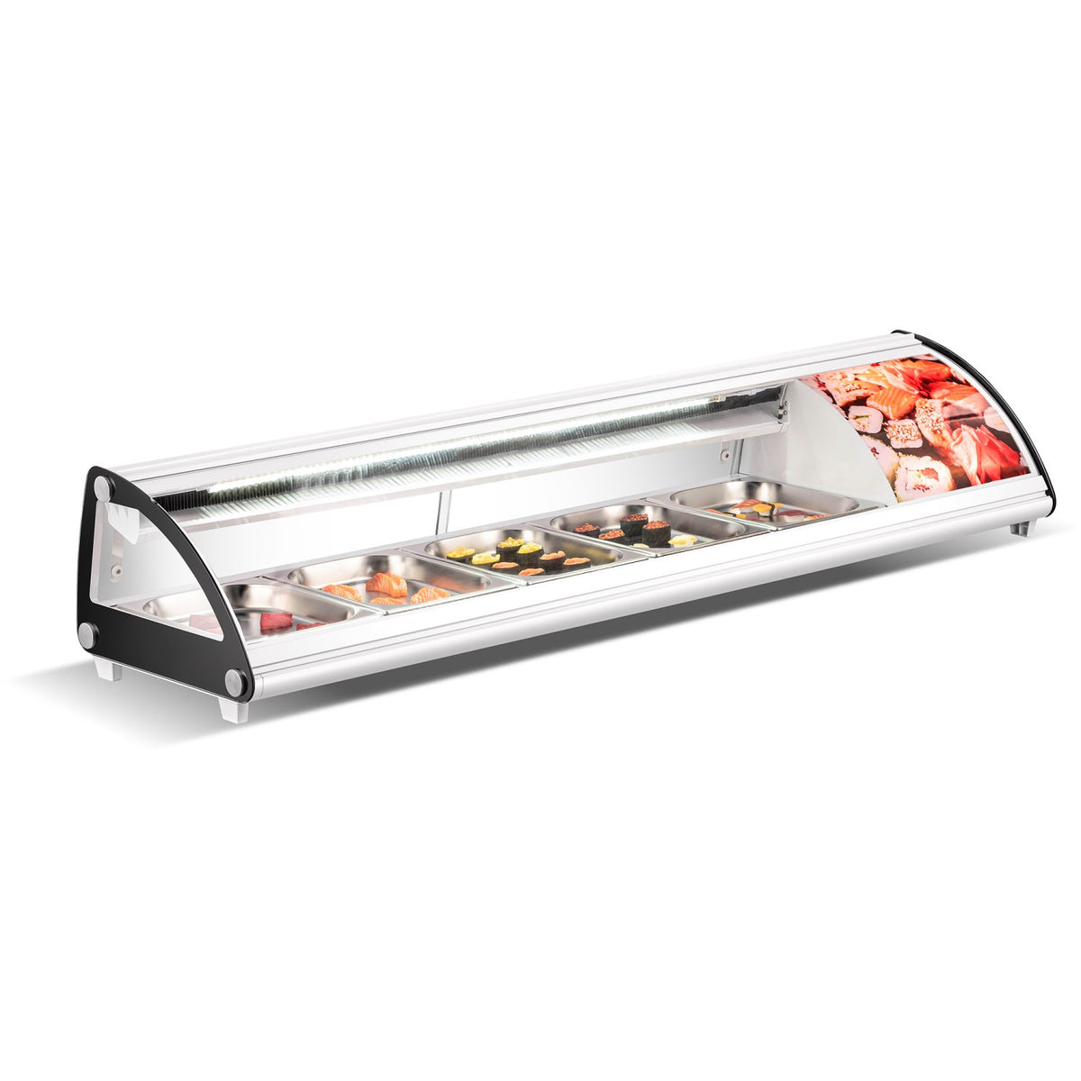 Commercial Refrigerator Sushi & Tapas Showcase 8xGN1/3 White - CS103W