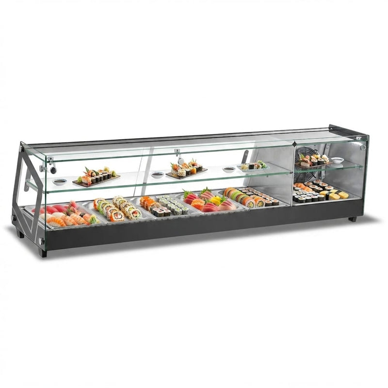 Commercial Refrigerated Sushi & Tapas Showcase 5 x GN1/2 - CS104