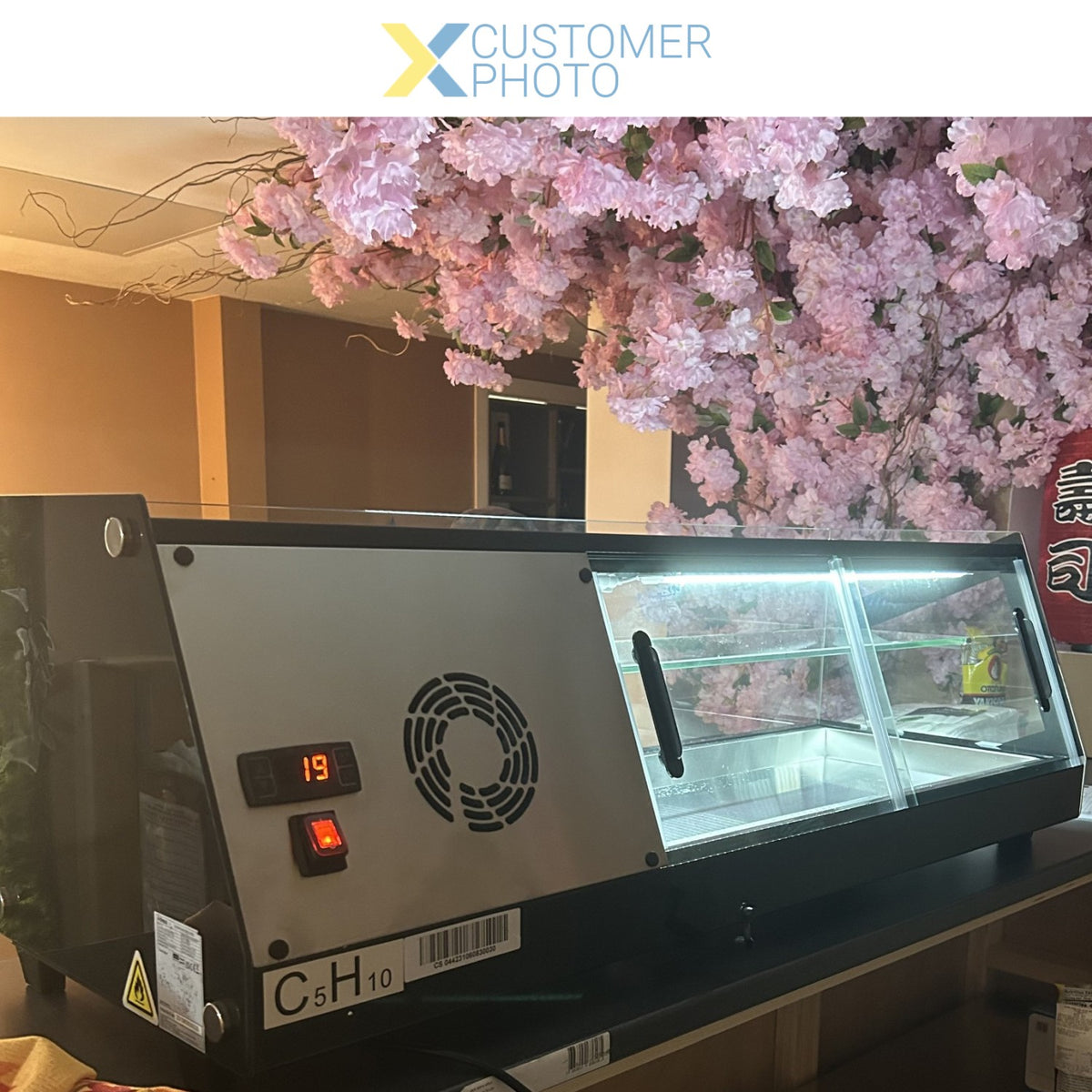 Commercial Refrigerator Sushi & Tapas Showcase 4xGN1/3 - CS44