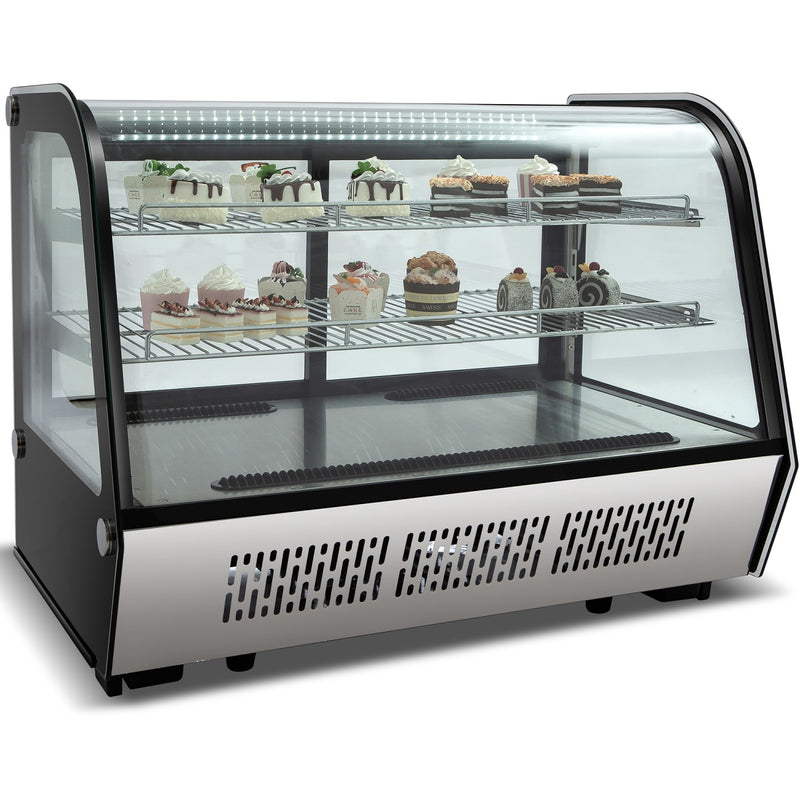 Display Merchandiser Fridge 160 litres 2 shelves Stainless Steel - CW160R
