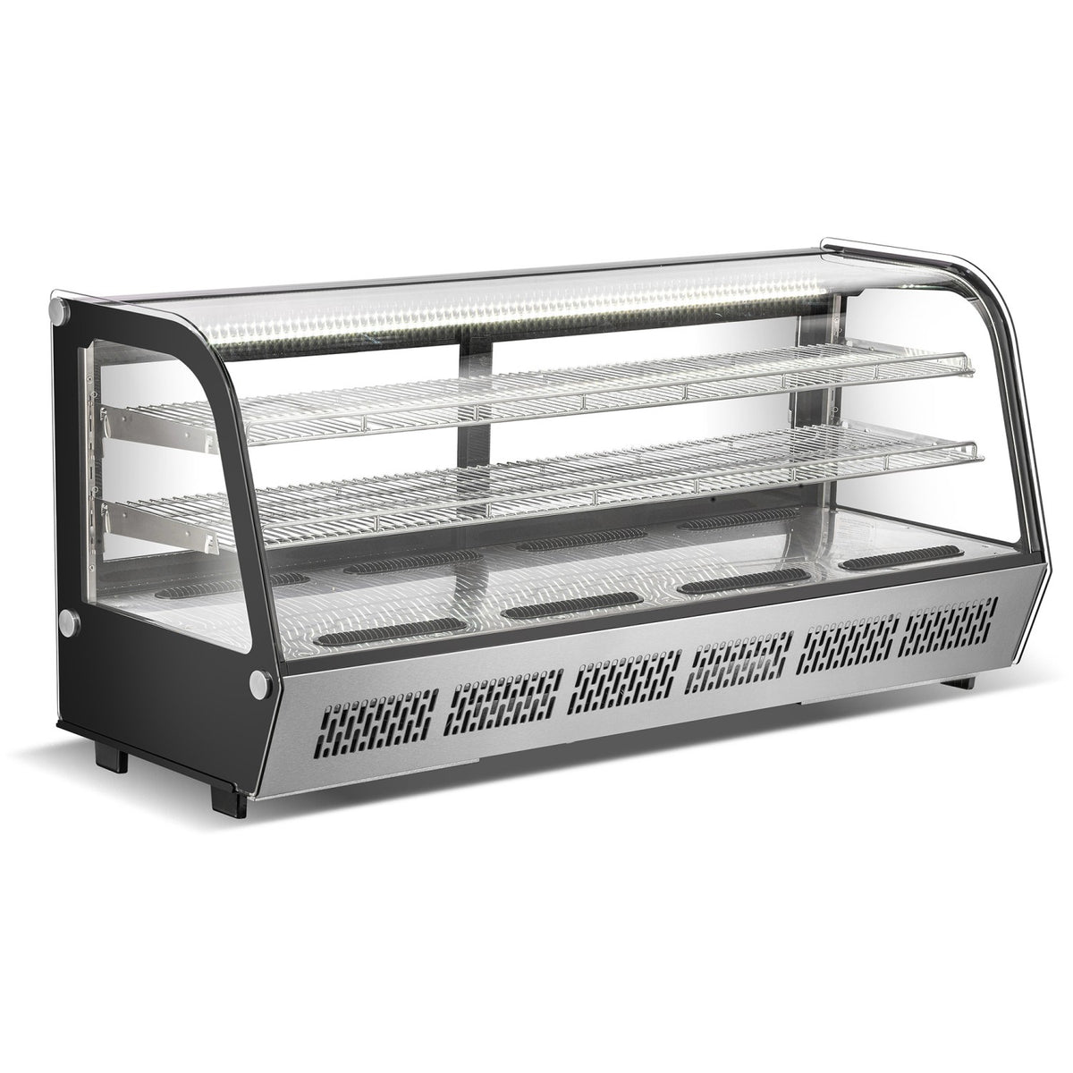 Display Merchandiser Fridge 268 litres 2 shelves Stainless Steel - CW250R