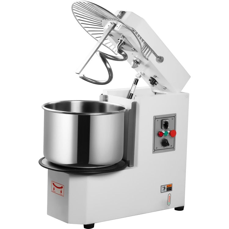 Professional 50L Single-Speed Spiral Dough Mixer – Liftable Head & Fixed Bowl (230V) | DH50T