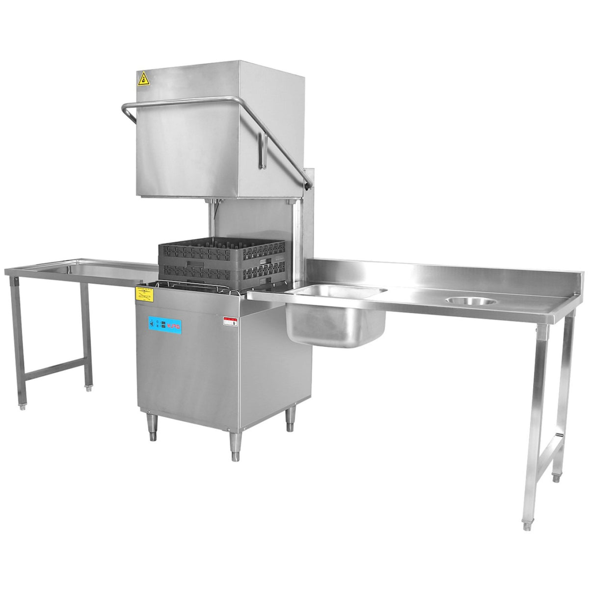 Unloading table Left side 1100x650x850mm No bottom shelf No splashback Stainless steel - SWT11065L