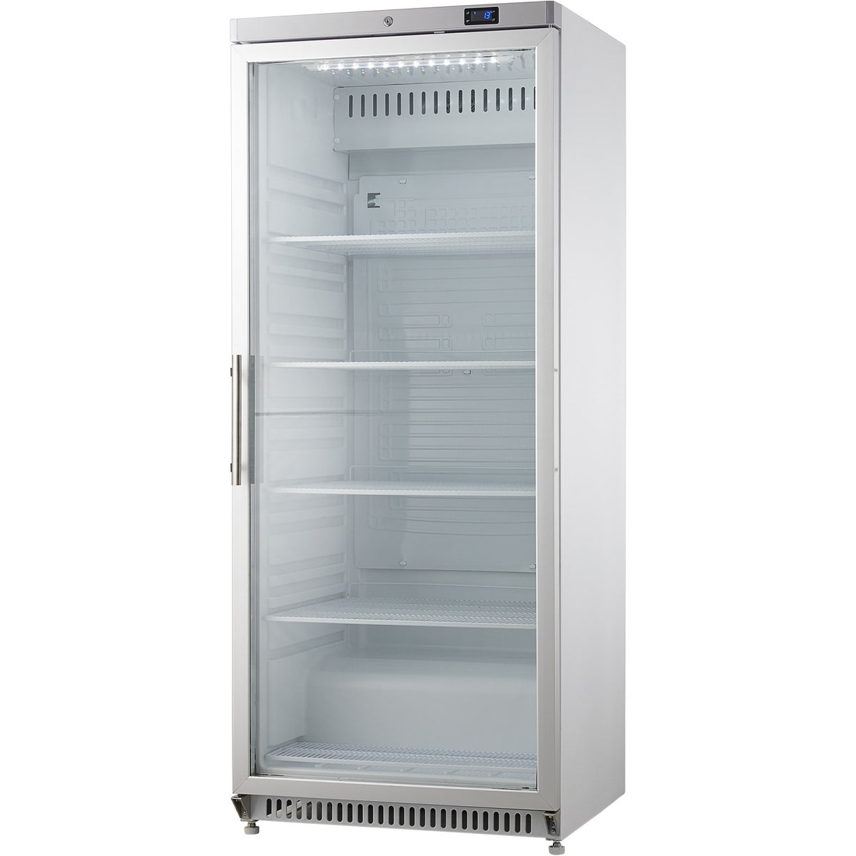 600lt Commercial Refrigerator Stainless Steel Upright cabinet Single glass door - DWR600GSS
