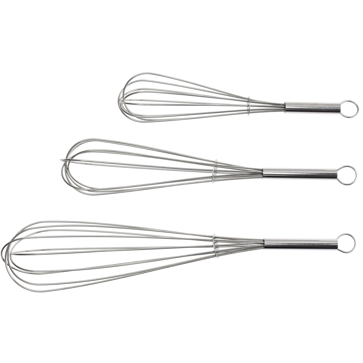 3 Piece Whisk Set Stainless Steel - E021