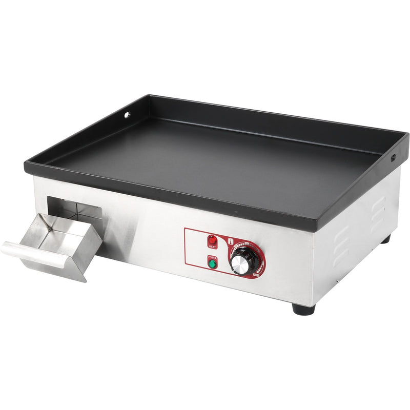 Commercial Griddle Smooth 540x380mm Enamelled plate 2.2kW Electric - EG5438