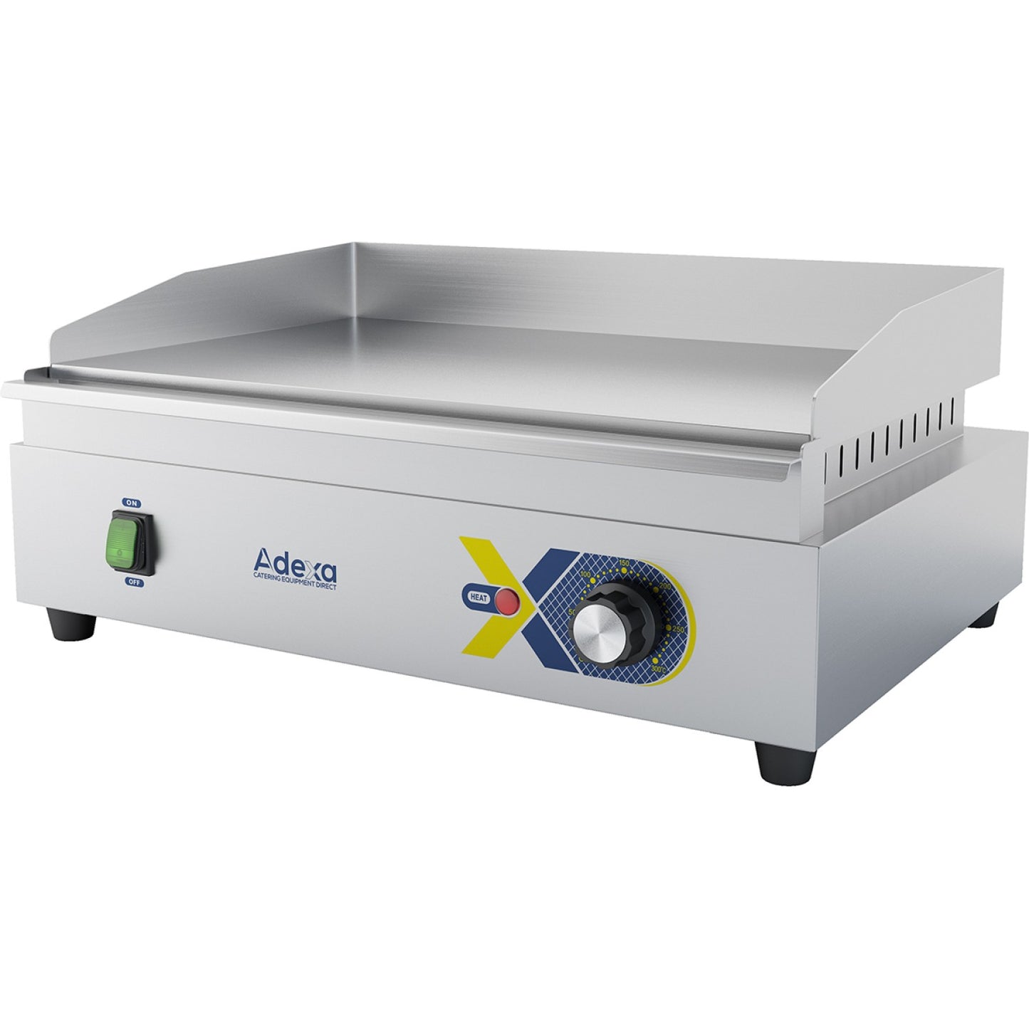 Commercial Griddle Smooth 550x417x240mm Chromed 2.4kW Electric - EG550D