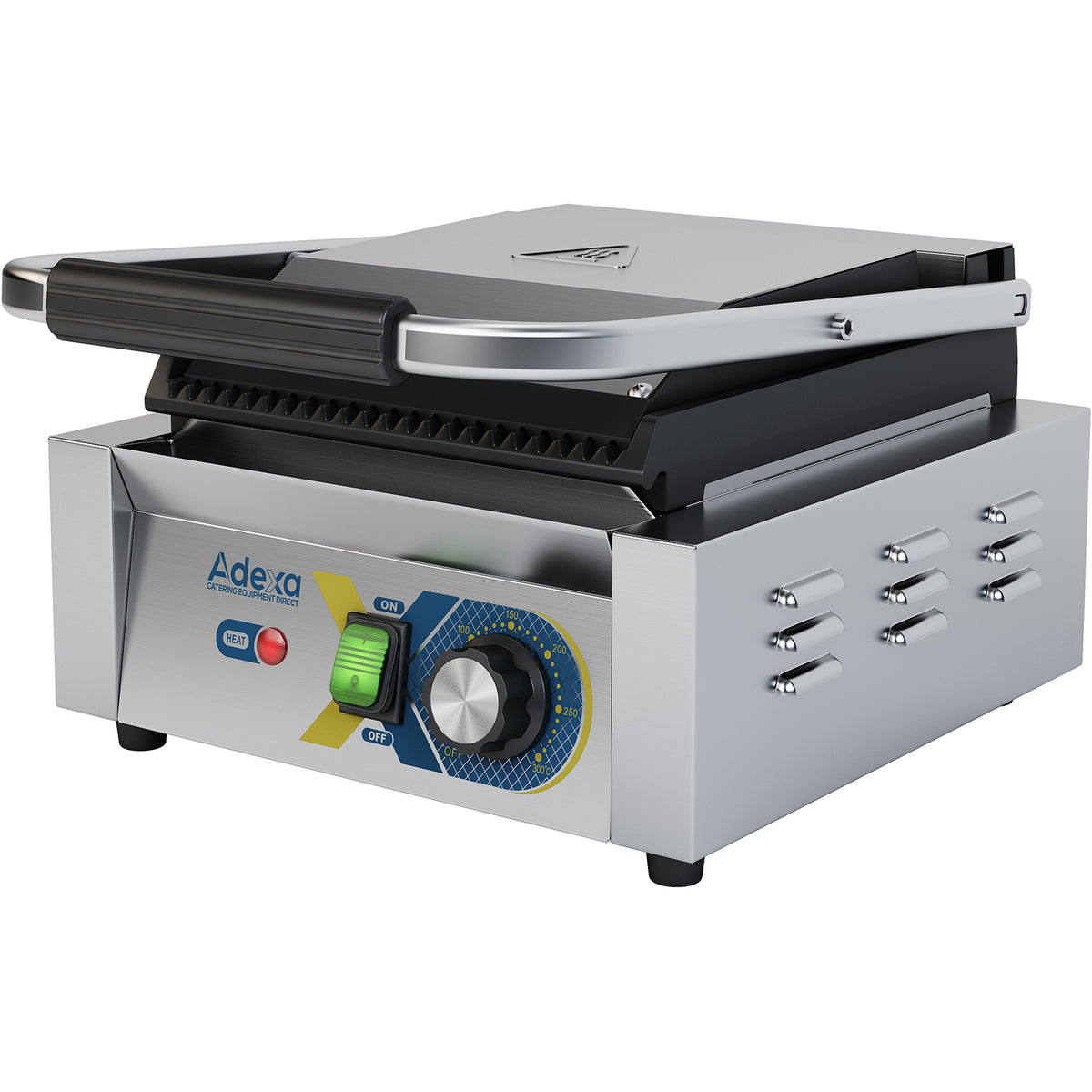 Heavy Duty Panini Contact grill Single Ribbed - EGD10C