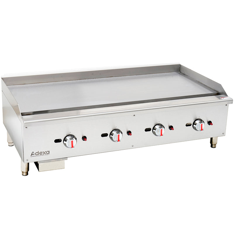 Premium Commercial Gas Griddle Smooth plate 4 burners 30kW Countertop - EGG48S