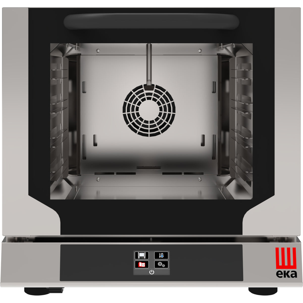 Professional Combi Oven Electric 4 trays 429x345mm Touch controls Direct steam Tilt door - EKF423NTUD