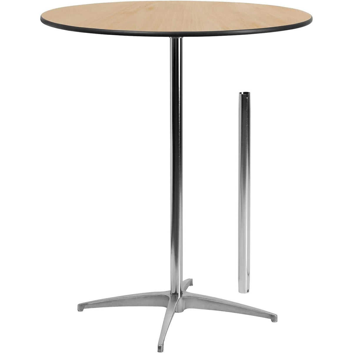 Bistro & Bar Table Plywood 760mm Round Interchangeable Heights 760/1060mm - F102130
