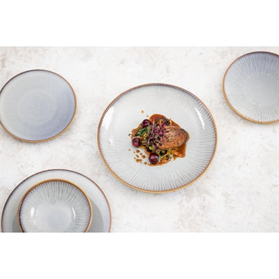 Olympia Drift Embossed Coupe Plates 180mm (6 Pack) - FU196