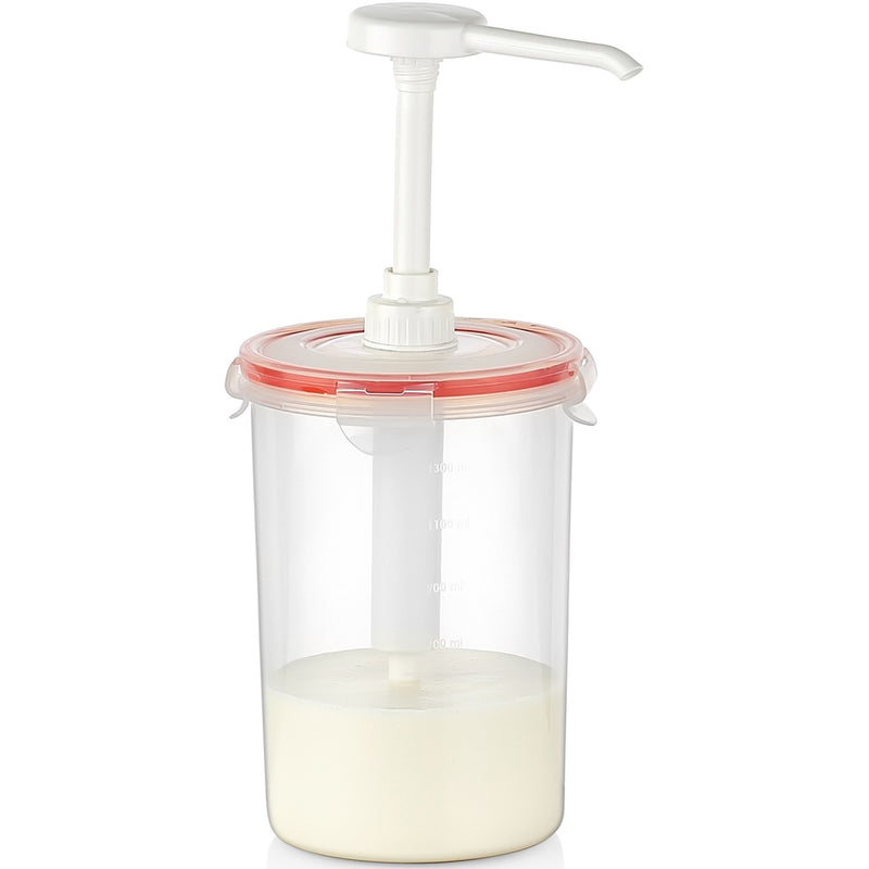 Round Sauce Pump Dispenser 1.5L - GDP04