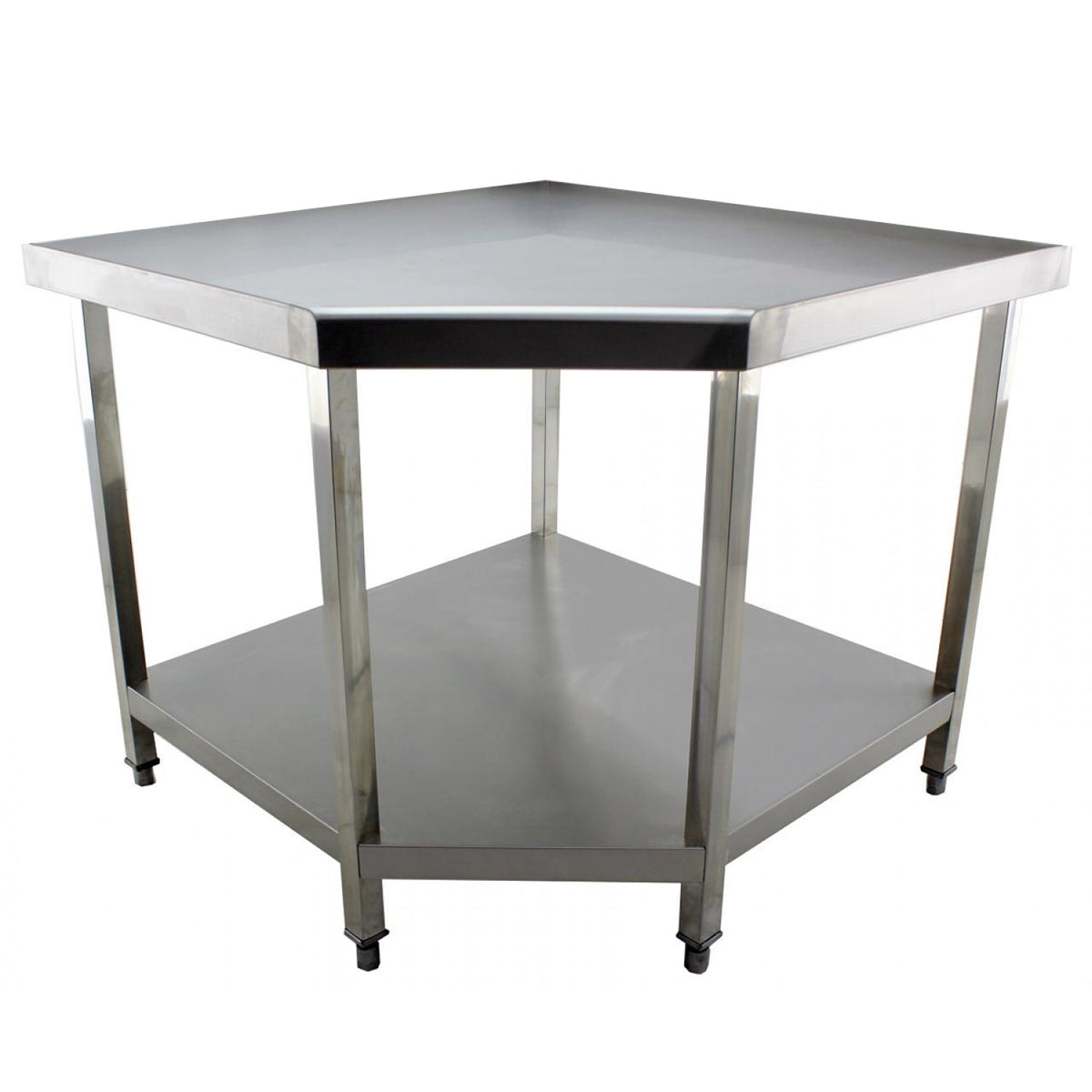 Commercial Work table Corner unit Stainless steel Sides 700mm - VT107C
