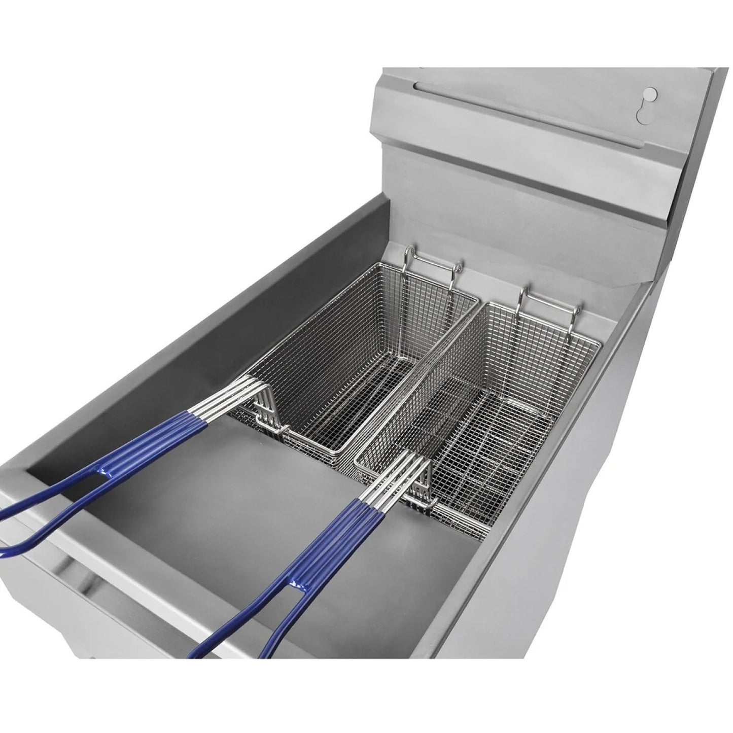 Twin Basket Professional Free standing Fryer Natural gas Single tank 25 litres 35kW - GF120