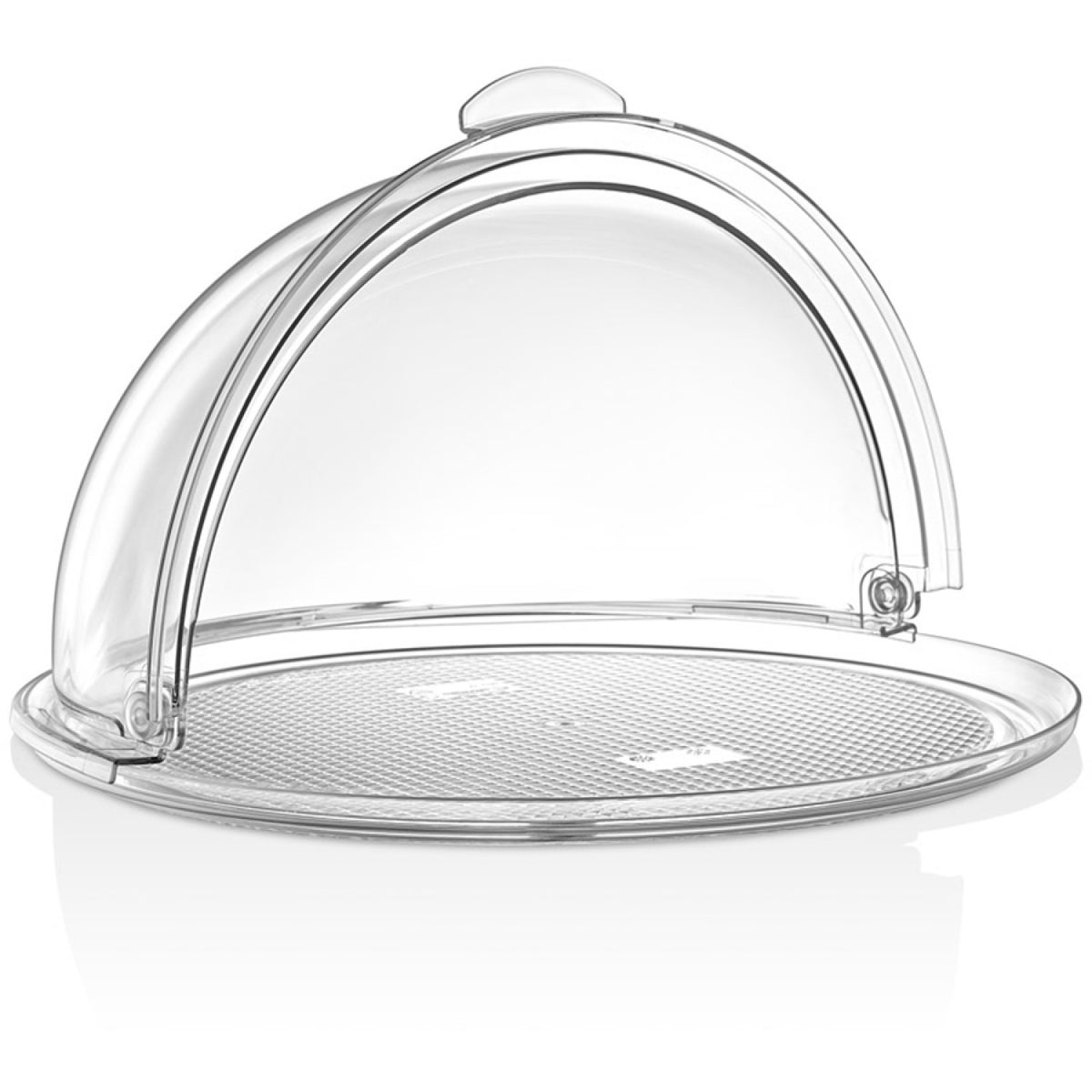 Polycarbonate Roll-up Dome Cover for Round Tray Ø390mm Clear - GFM13