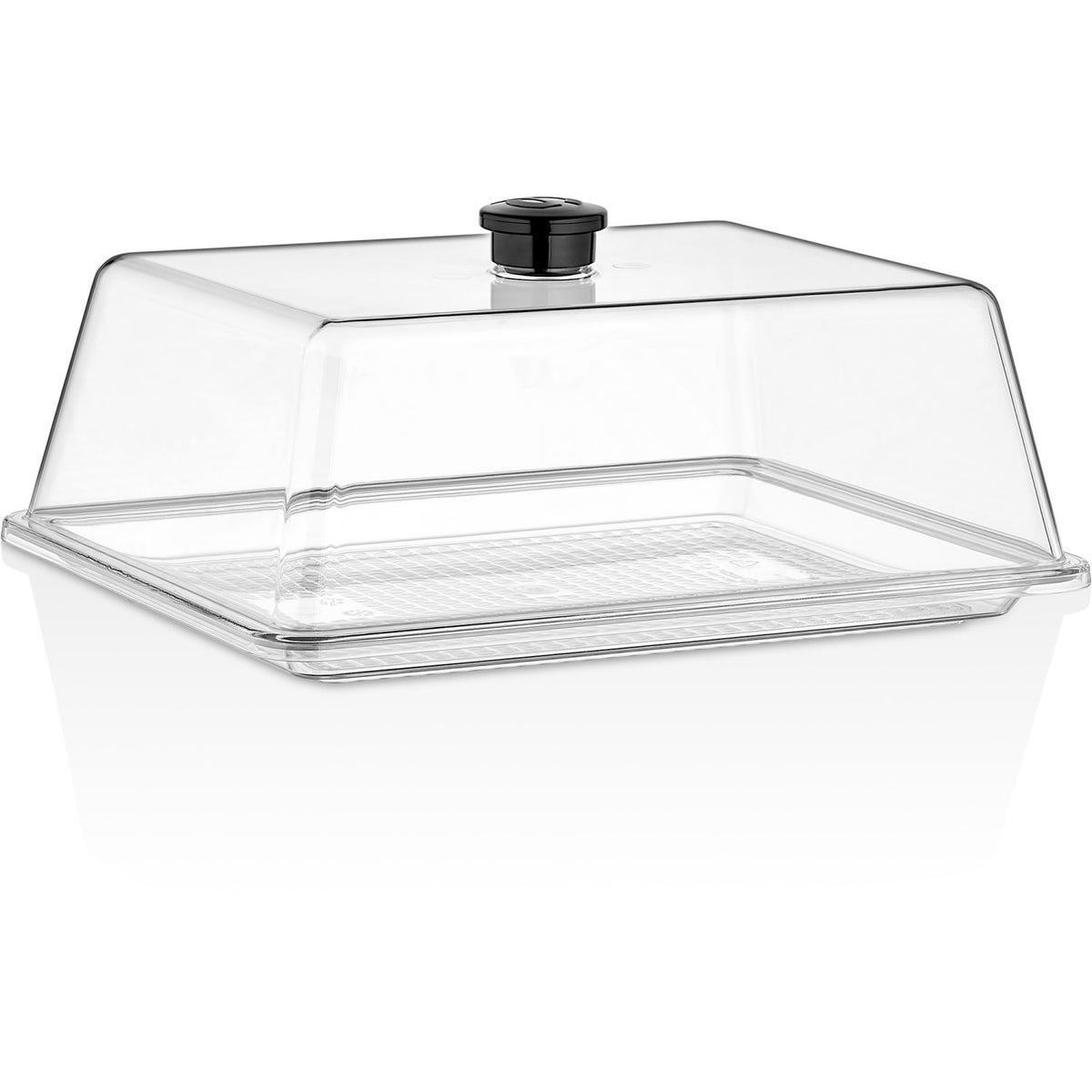 Polycarbonate Tray with Dome Cover 210x270mm Clear - GFT16-GF16