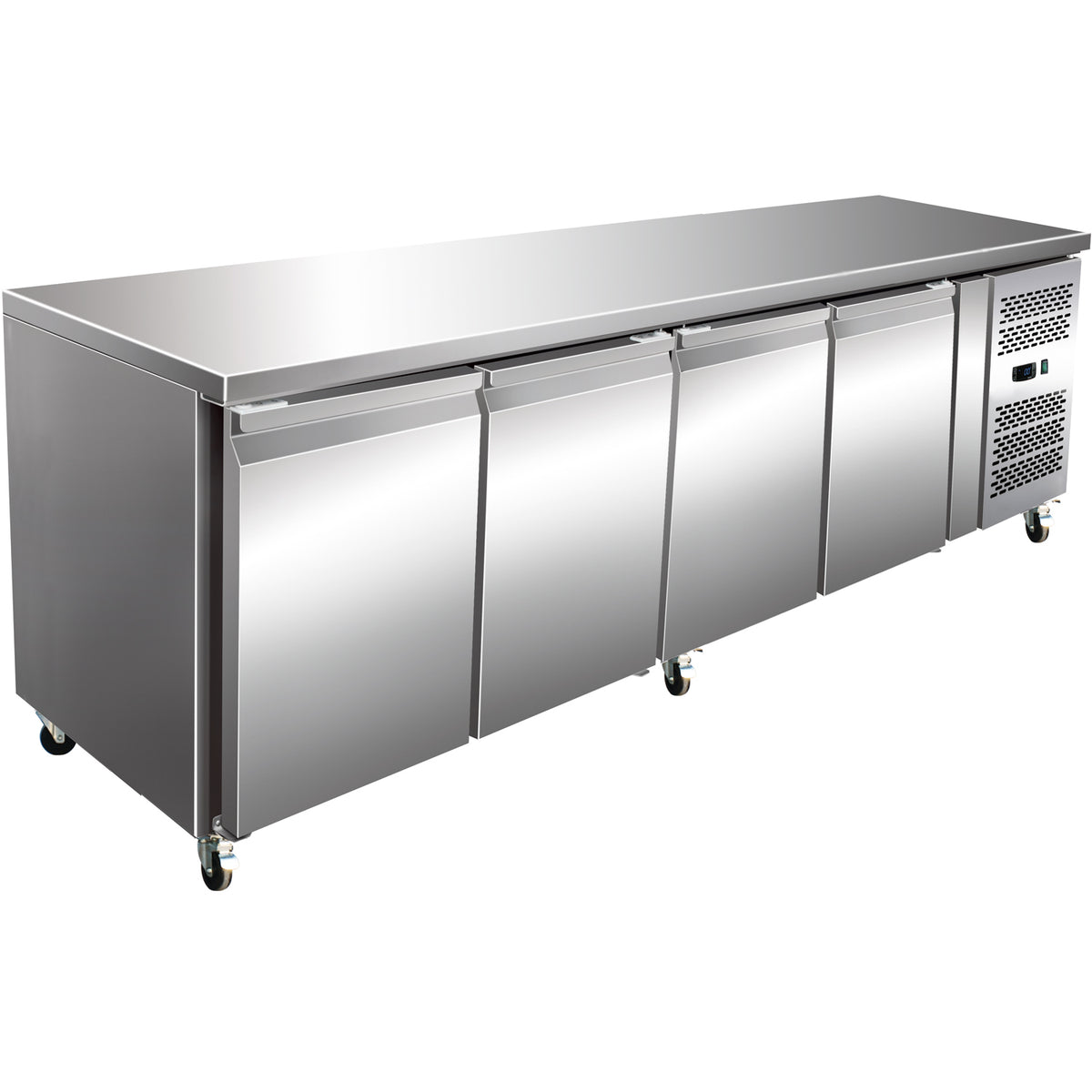 Commercial Freezer counter Ventilated 4 doors Depth 600mm - FS41V