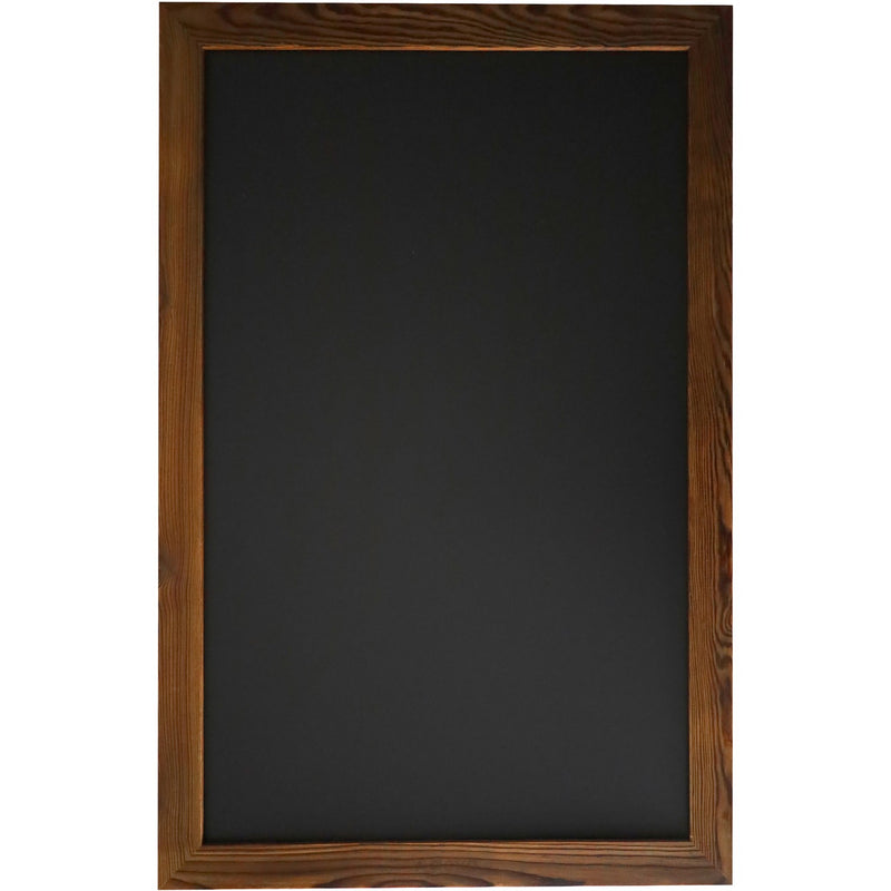 Wall-Mounted Chalk Board with Magnetic Surface Brown Frame 11"×17" (279×432mm) - GWA282
