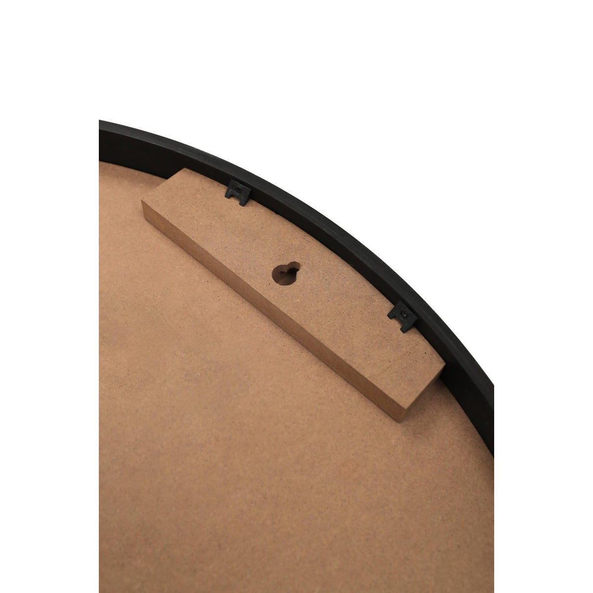Wall-Mounted Circle Chalk Board with Magnetic Surface Black Frame ∅18" (457mm) - GWA296