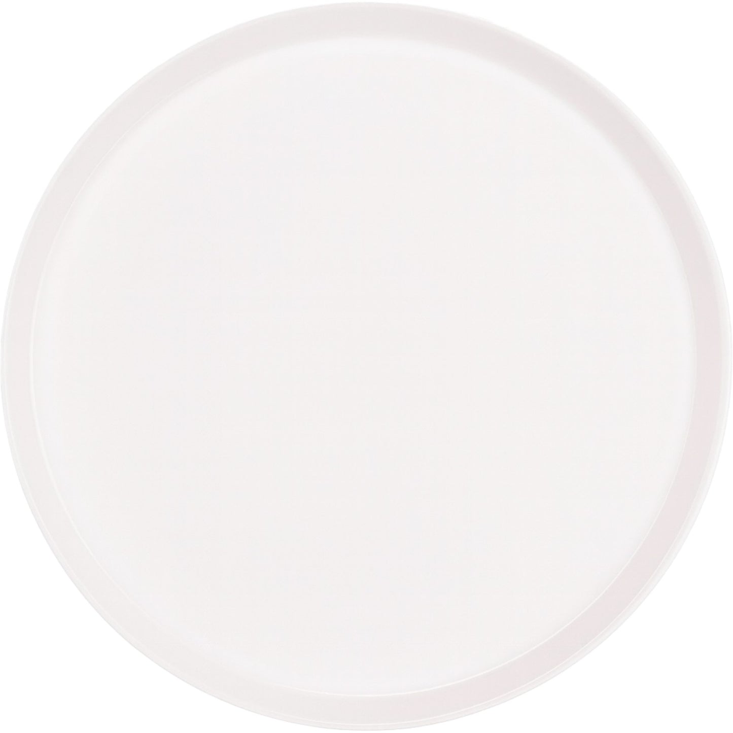 Round Fast Food Tray White ABS Plastic Ф305x23mm - GZFH7118