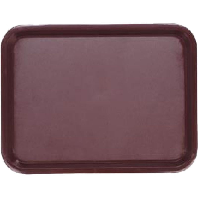 Fast Food Tray Brown ABS Plastic 400x285x19mm - GZFH733