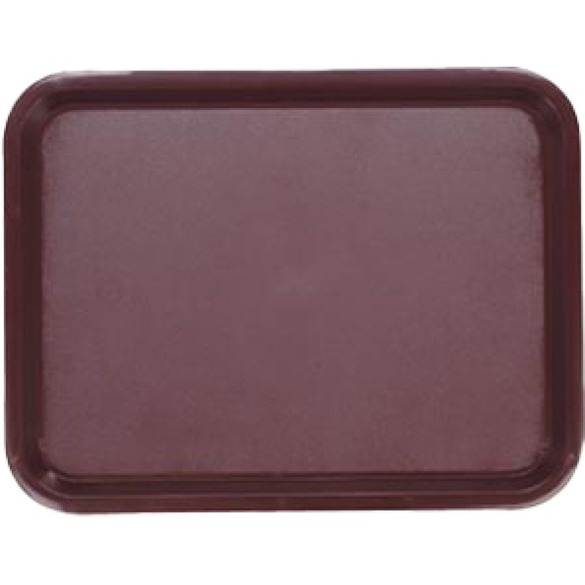 Fast Food Tray Brown ABS Plastic 425x310x19mm - GZFH738