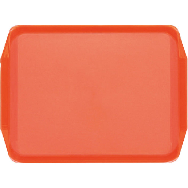 Fast Food Tray Orange ABS Plastic 435x325x25mm - GZFH798
