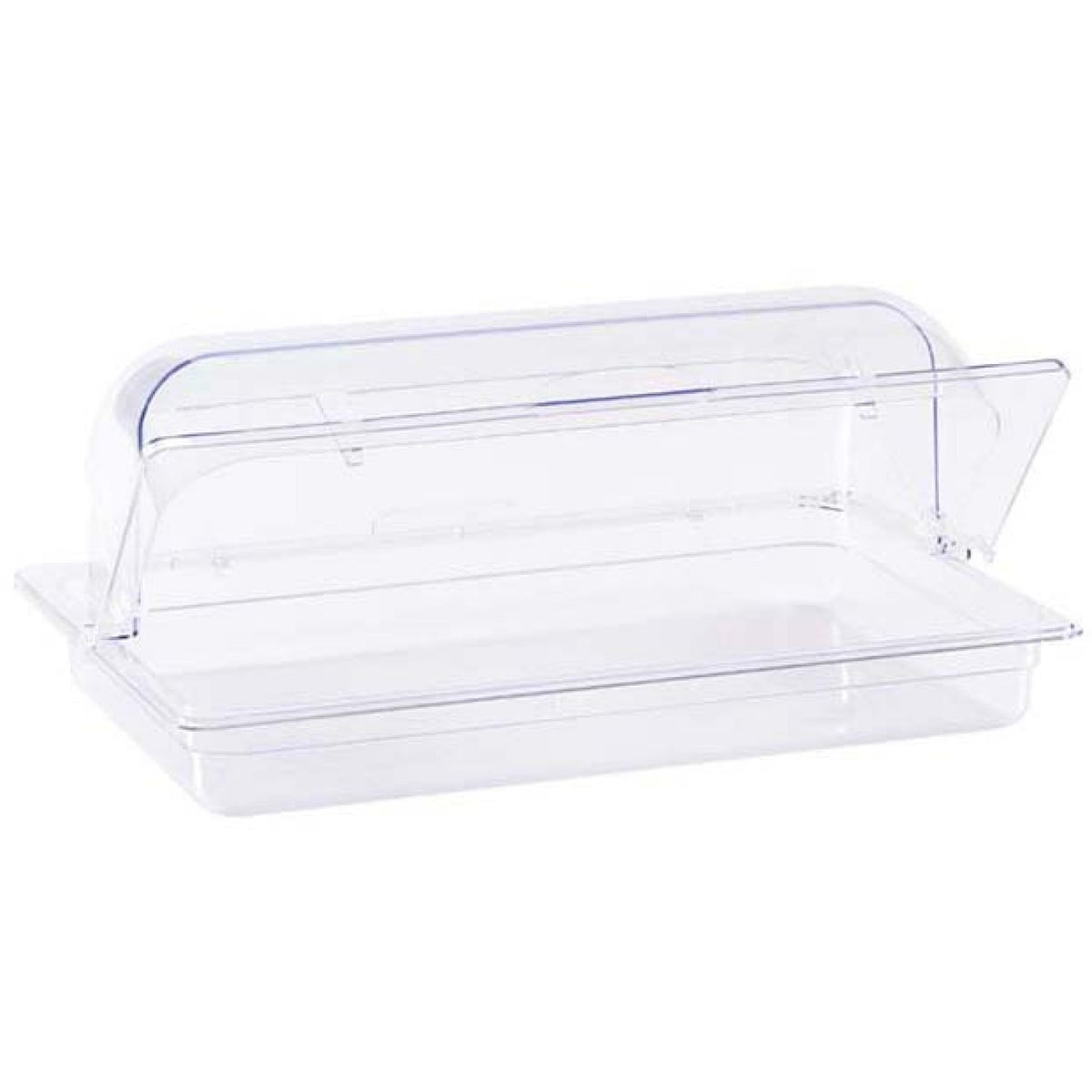 Rectangular Rotating Display Cover Transparent Polycarbonate (PC) 535x330x172mm - GZFH902