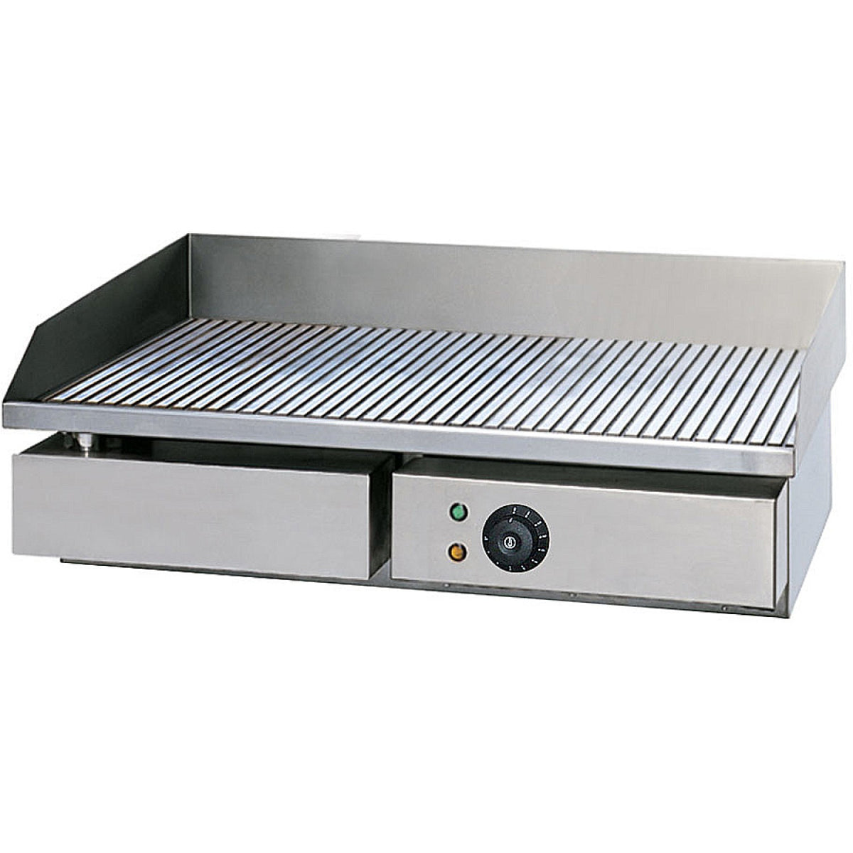 Commercial Griddle Ribbed 550x450x230mm 3kW Electric - HEG821