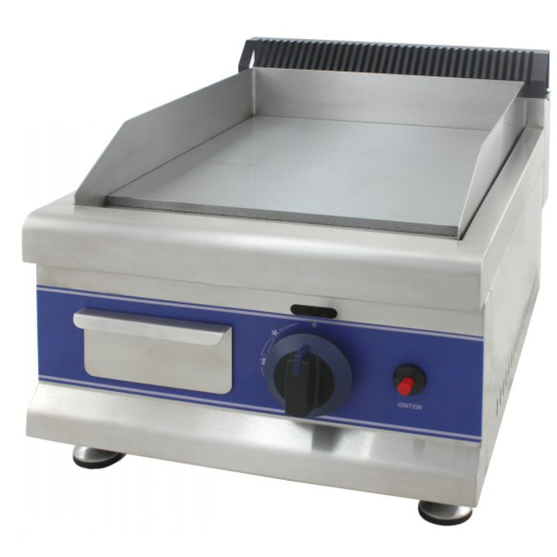 Commercial Gas Griddle Smooth 1 zone 3kW Table top - HGT350