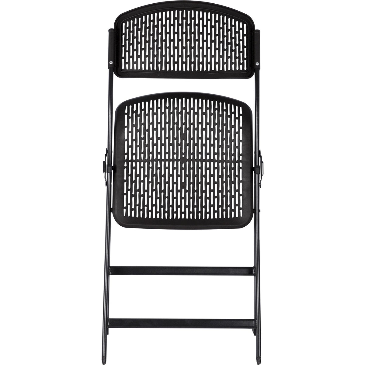 Folding Chair Black Plastic - HQLK53
