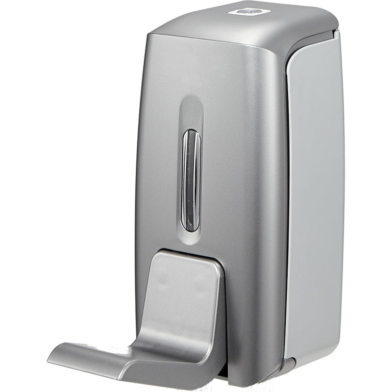 Commercial Wall Mounted Manual Soap Dispenser Silver - HSDF7002SILVER