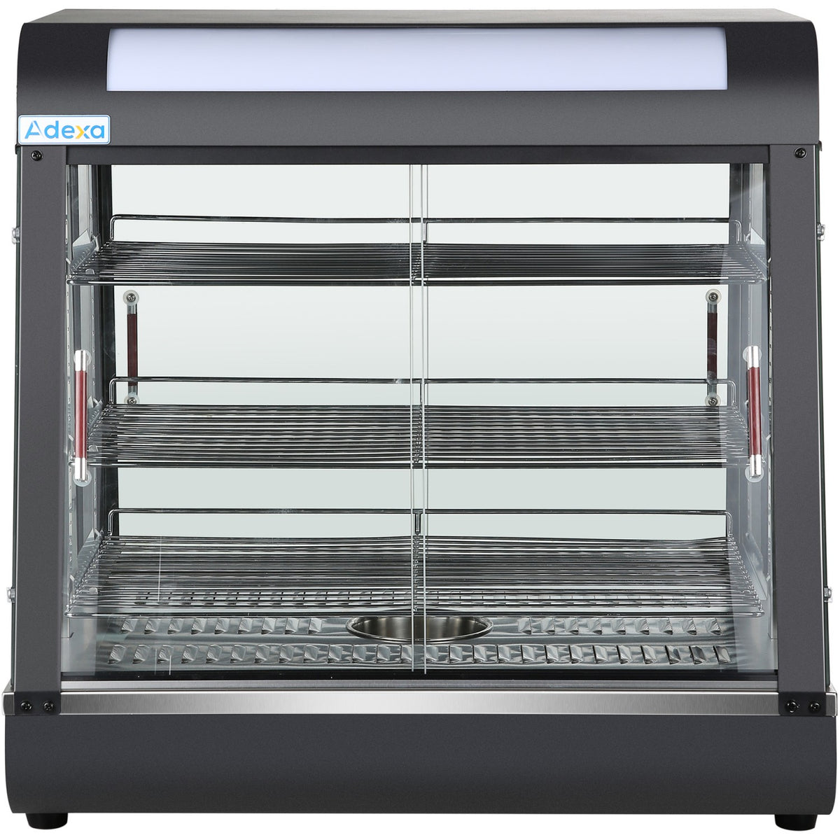 Commercial Heated showcase food warmer 660mm Width Countertop - HW601
