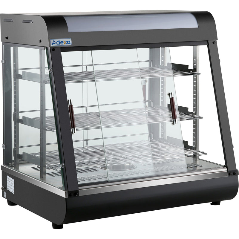 Commercial Heated showcase food warmer 660mm Width Countertop - HW601