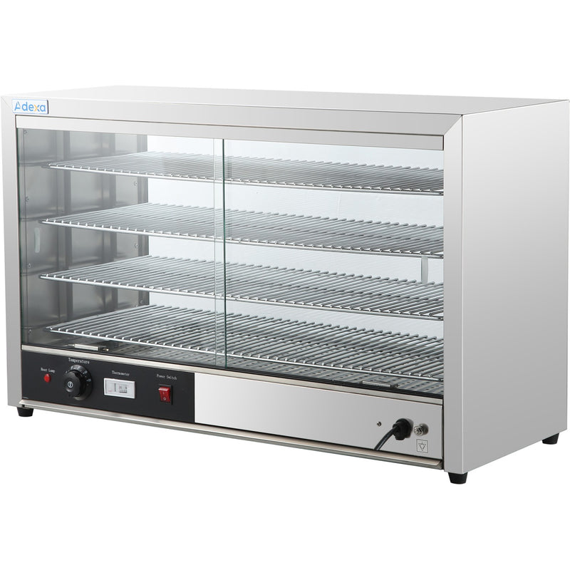 4 Tier Pie Warmer Heated Display Case Countertop - HW805
