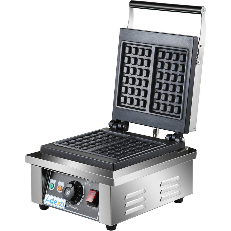 Commercial Waffle Maker 1.6kW 2 belgian waffles Countertop - HWB3