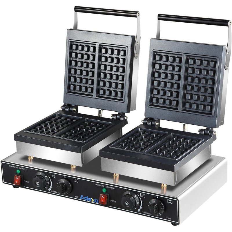 Commercial Waffle maker Double 3.2kW - HWB4